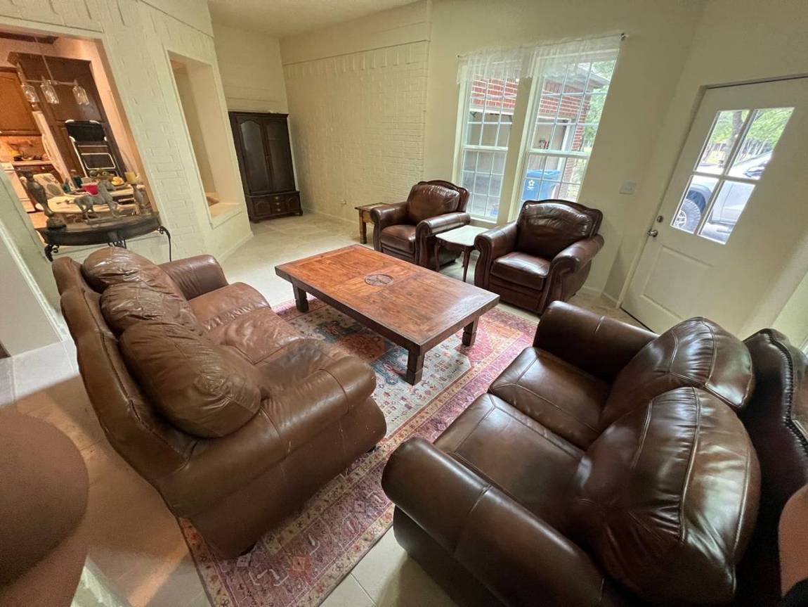 Finished room furnished and in use